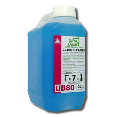 UB80 Super Concentrated Glass Cleaner 2 Litres